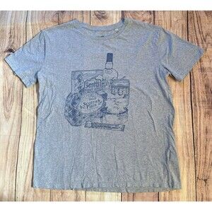 Gillian Kyle Glasgow Breakfast Scottish Artist T Shirt Rare HTF Size XL Grey